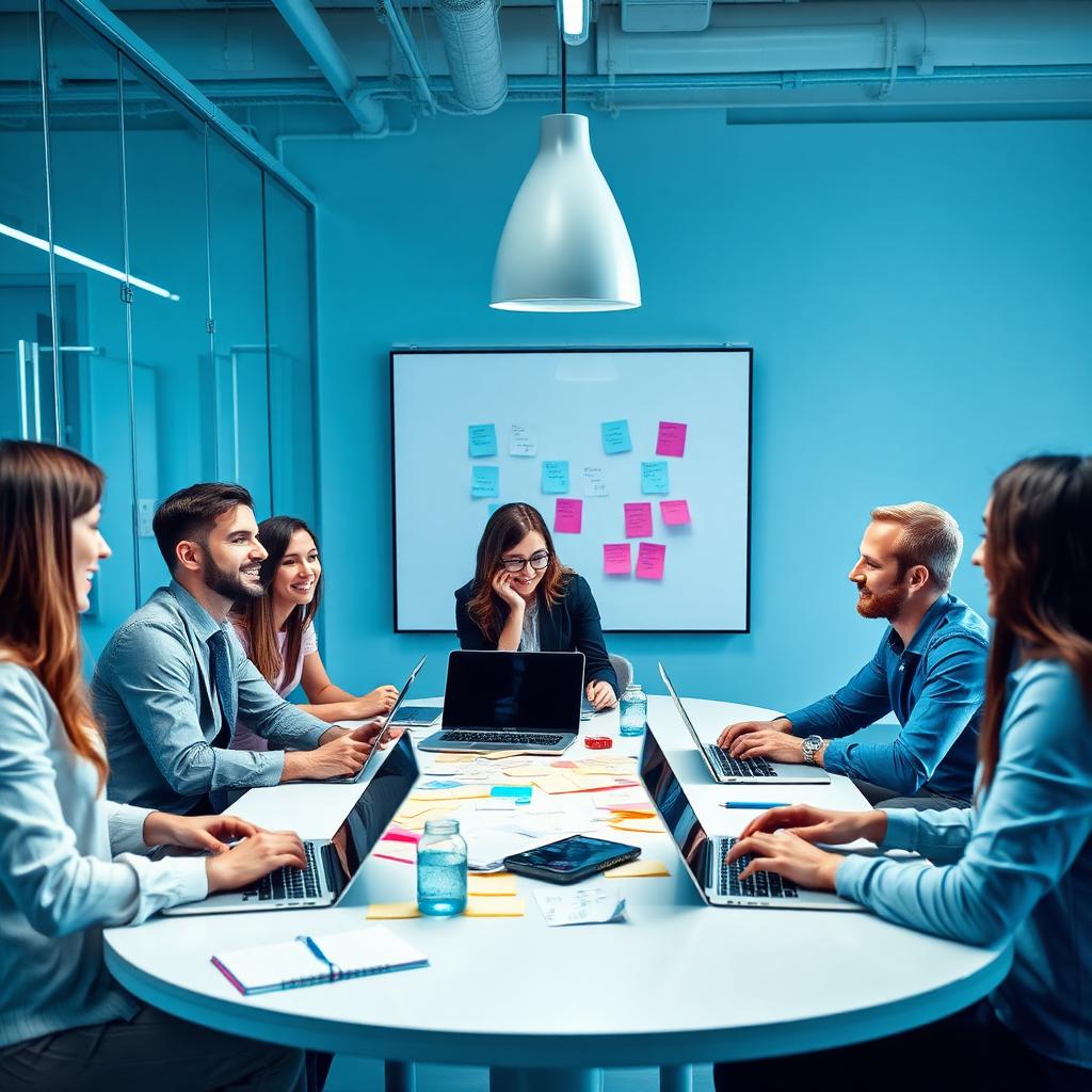 Team marketing in brainstorming